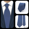 Cravates élégantes à pois pour hommes LYL 7 cm, cravate de luxe avec imprimé géométrique, cadeau pour invités, accessoires de festival pour gentleman
