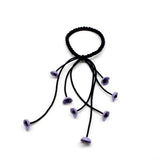 Handmade Cute Fashion Elastic Flower Ribbon Hair Ropes Rubber Band Hair Accessories Hair Ties