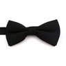 High Quality Mens Solid Color Bowtie Set For Men Children Wedding Party Dinner Accessory Pink Orange Father-son Bow Tie Gift