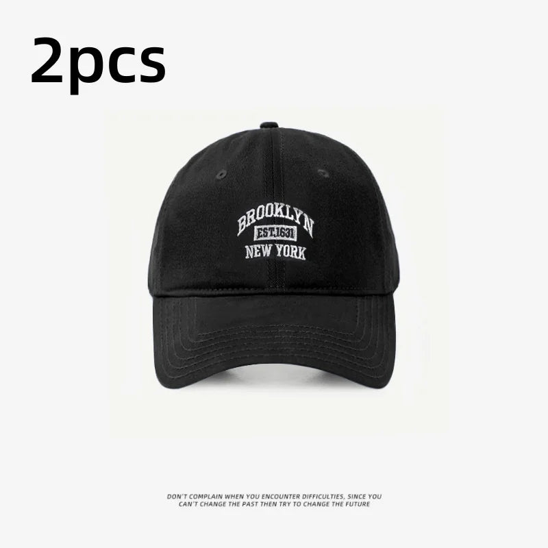 Fashion Men Women BROOKLYN Baseball Cotton Adjustable Snapback Hat Embroidery Women's Cap Hip Hop Outdoor Casual Sun Hats