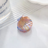 Fashion Shell Hair Claws Hairwear for Women Sweet Cute Mini Shark Clip Crab Clamps Hair Clips Claw Clip Trendy Hair Accessories