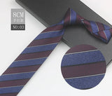 Cravate à fleurs en grille, tissée en gros, 8 cm, accessoires de mariage, bleu, homme, pois, cachemire, convient aux groupes, fêtes, bureau