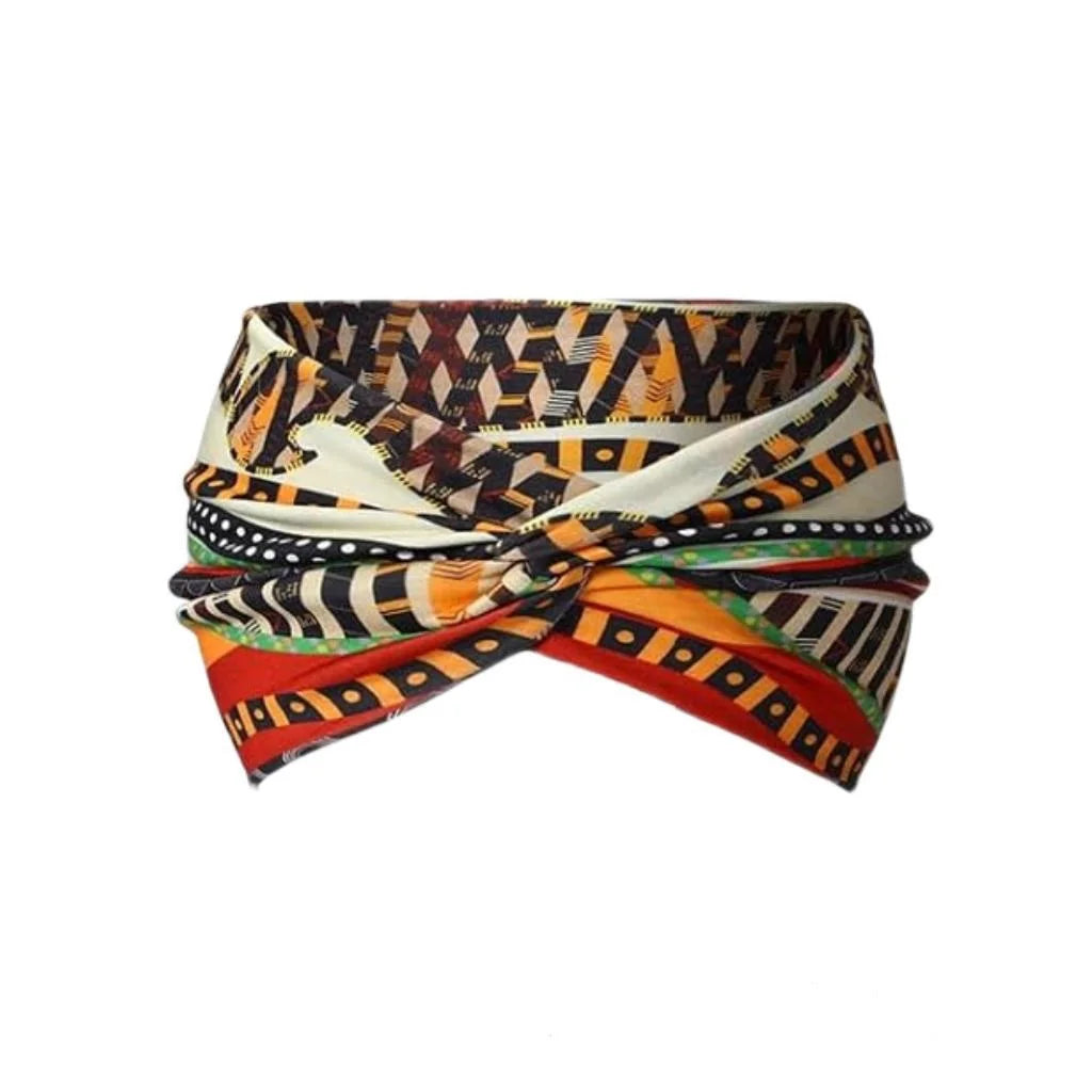 Widening High Strength Bohemian Yoga Sports Headband African Style Headband