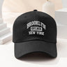 1pc Men and Women's Vintage Embroidered Baseball Cap With 'BROOKLYN NEW YORK' Print Suitable For Daily Wear and Gift Giving