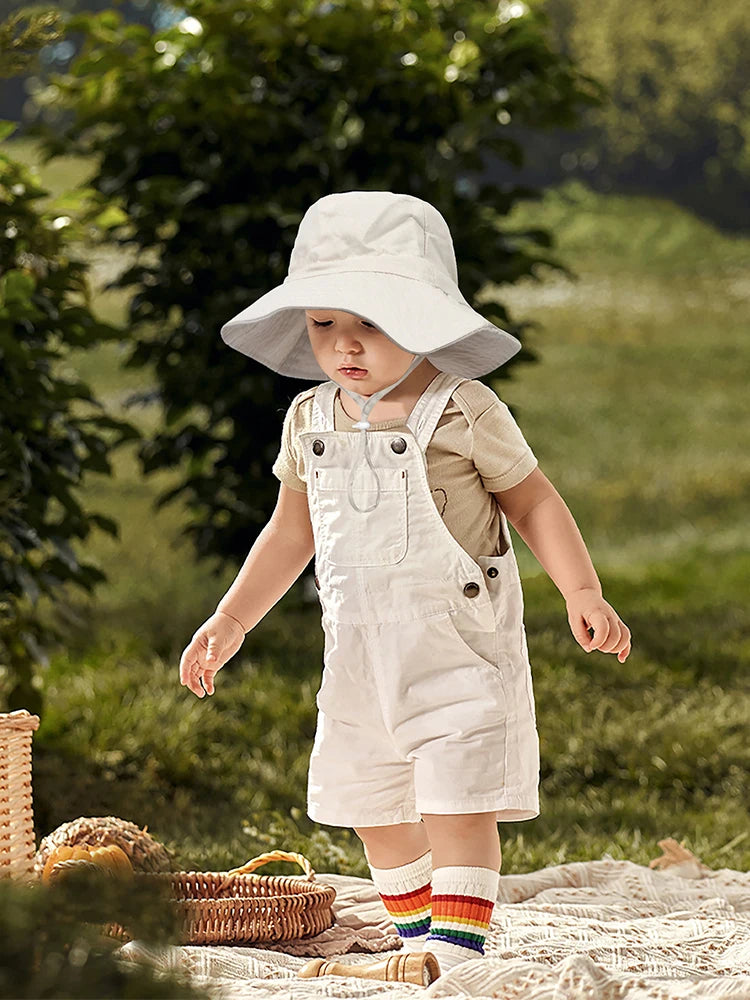 Polyester Material Sunscreen Hat Fashion and Trendy Outdoor Outing Street Shade Hat for Children