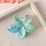 Acrylic Flower Hair Clip for Women Sweet Fresh Texture Hair Claws Clips Trendy Hair Accessories Girl Hairpin Korean Headwear