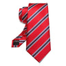 Cadeaux pour hommes EASTEPIC : cravates rayées, cravates rouges pour messieurs en vêtements raffinés, accessoires à la mode pour les occasions sociales
