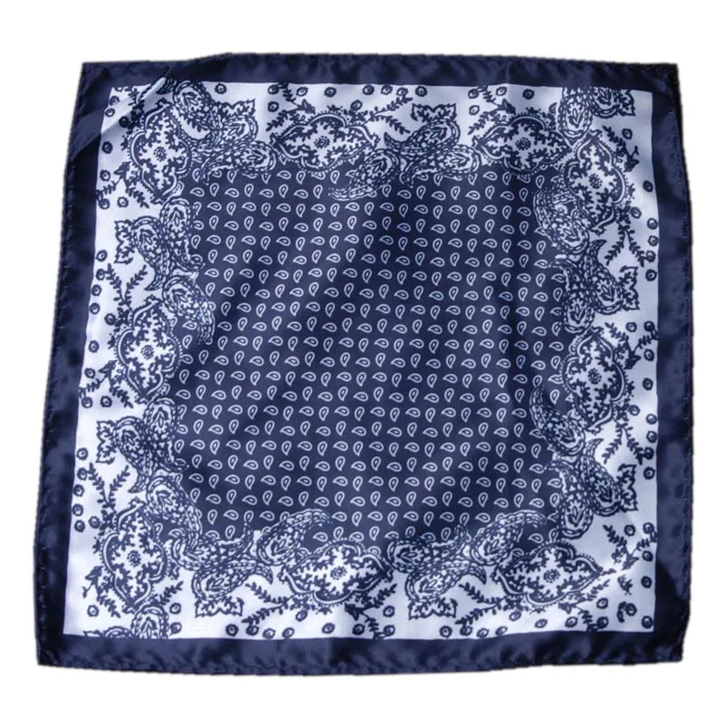 Mouchoir de poche de luxe pour homme, accessoire en soie, mouchoir de poche, foulard de poche, motif cachemire, pois, fête, mariage, bal de promo