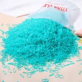 Lot de 1 000 élastiques à cheveux jetables colorés pour filles, accessoires pour cheveux, élastiques pour queue de cheval