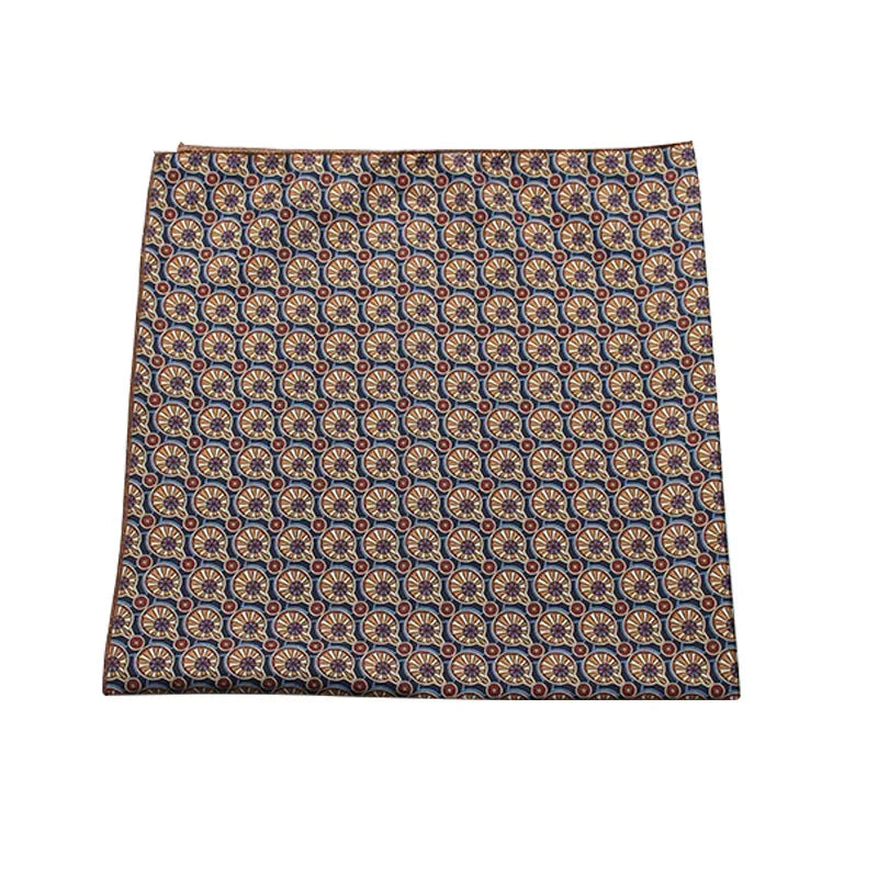 Écharpe carrée en coton pour homme et femme, 60 x 60 cm, style décontracté, motif floral, pour l'automne et l'hiver, idéale pour les fêtes