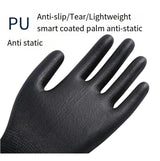 10 paires de gants de sécurité durables – antidérapants, résistants à l'usure et protection ESD pour le jardinage et le travail du bois