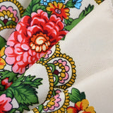 Foulard carré national russe de luxe pour femmes, 70 x 70 cm, imprimé floral, bandana, châle, bandeau, foulard, hijab, foulard
