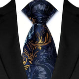 Cravate classique en cachemire pour homme, motif floral de luxe, motif à pois, 8 cm, jacquard, pour homme, pour affaires, mariage, fête, accessoire de tous les jours