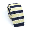 Cravate en tricot pour homme, tendance, fine, rayée, tissée, tricotée, colorée, chaude, design, idée cadeau