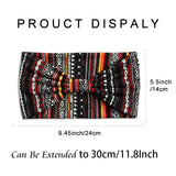 Boho Headbands For Women Fashion Stretch Wide Hair Bands Knoted Turban Yoga Sweatband Elastic Head Bands Stylish Wrap Headbands