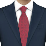 Cravate de luxe LYL 7 cm en jacquard à pois rouges pour affaires, accessoires occidentaux, cadeau pour invités de mariage, articles de cravate Bolus