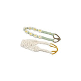 Style Elastic Hair Band Braided Rope Headwrap Turban Women Hair Scarf Macrame Hair Band Bohemian Headband Crochet Bandana