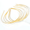 5pcs Blank Metal Headbands DIY Headbands Plain Thin Headbands for Making Hair Accessories For Jewelry
