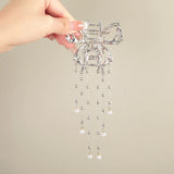 AWAYTR Shark Crab Clips Girls Hairpin Hair Accessories Korean Women Simple Hair Claw Clip Butterfly Pearl Tassel Hair Clip