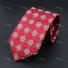 Classic Red Blue Christmas Tie For Men Father Festival Gift Santa Claus Snowman Tree Snowflake Elk Necktie Skinny 7cm Accessory