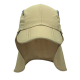 Casquette de protection solaire UPF 50+ pour enfants et garçons, chapeau de pêche réglable et amovible à séchage rapide avec rabat pour le cou
