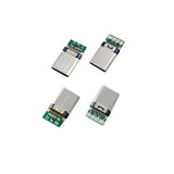 10pcs Type C usb3.1 3A fast charging USB Connectors Male Jack Tail Plug Electric Terminals welding DIY data cable accessories