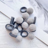 10pcs Kids Elastic Hair Bands Girls Plush Ball Rubber Band For Children Sweets Scrunchie Hair Ties Clip Baby Hair Accessories
