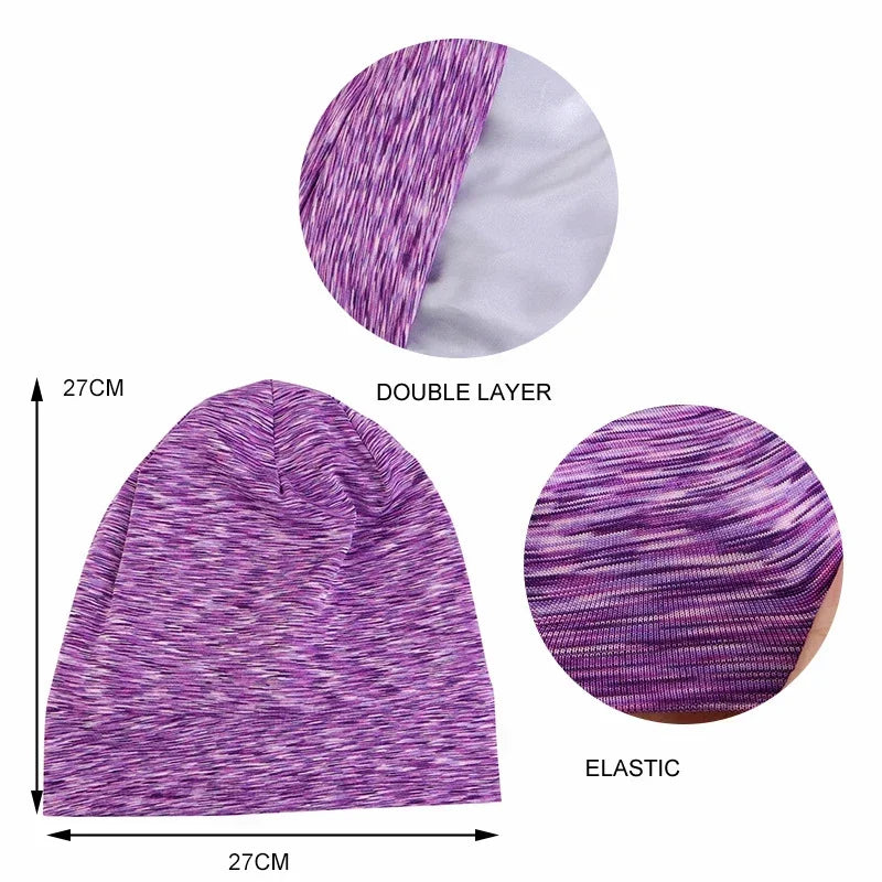 Bonnet de nuit unisexe doublé en satin pour femme et homme, bonnet de nuit ample pour soins capillaires, bonnet anti-chute, bonnet de nuit, couvre-chef