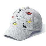 Casquette d'été pour bébé garçon, motif dinosaure, chapeau de soleil pour enfants, accessoires de sport, voyage, casquette de baseball réglable, 0 à 5 ans