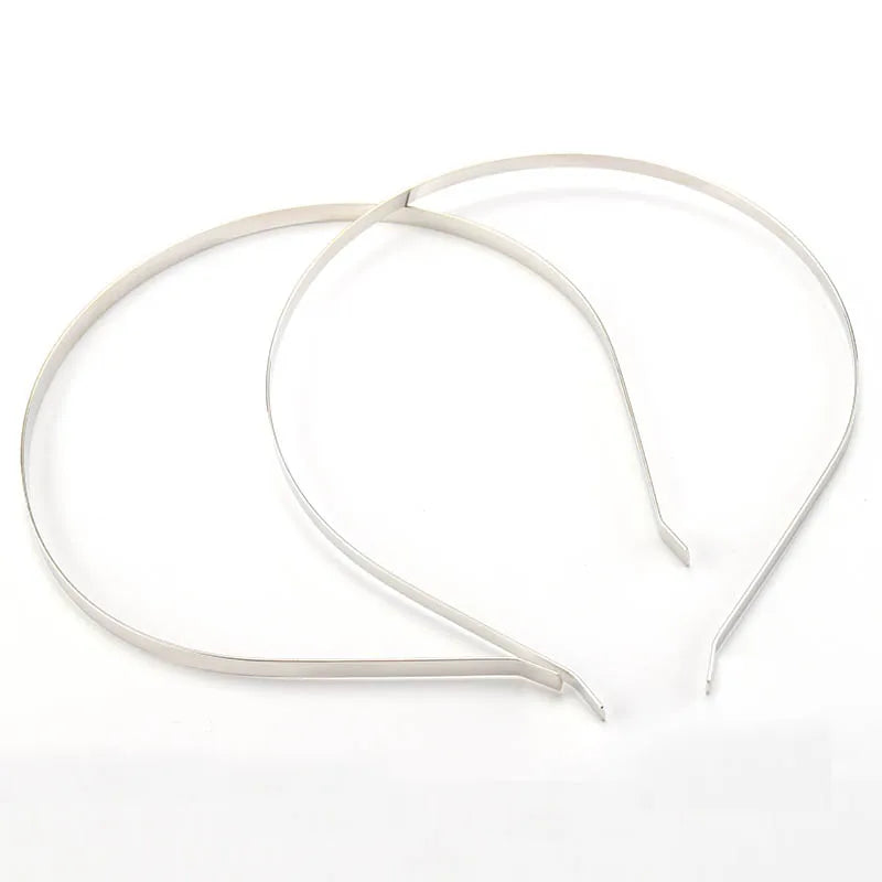 5pcs Blank Metal Headbands DIY Headbands Plain Thin Headbands for Making Hair Accessories For Jewelry