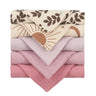 5pcs/Set Square Cotton Baby Face Towel Handkerchief Soft Absorbent Gauze Baby Towel Kids Feeding Bibs Burp Cloths Washcloth