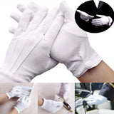Adult White Formal Gloves Men Tuxedo Guard Parade Santa Inspection Dress Cheap Working Gloves