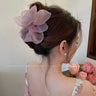 Pince à cheveux en maille pour femme, élégante, en forme de nœud, accessoire pour cheveux, cadeau idéal
