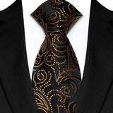 Cravate classique en cachemire pour homme, motif floral de luxe, motif à pois, 8 cm, jacquard, pour homme, pour affaires, mariage, fête, accessoire de tous les jours