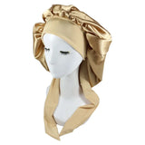 Bonnet de nuit en satin pour femme et homme, bonnet de nuit unisexe, bonnet de douche