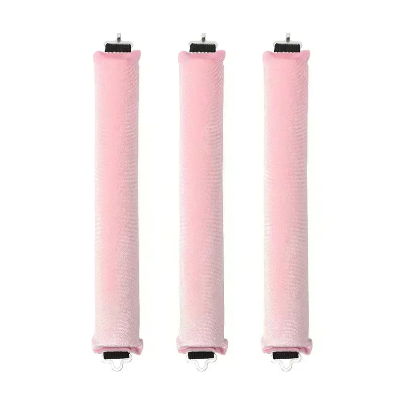 Heatless Hair Curler Satin Sleeping Cap Set No Heat Hair Rollers Curling Rod Headband Soft Curlers Lazy Curls Bonnet Night Hat