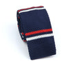Cravate en tricot pour homme, tendance, fine, rayée, tissée, tricotée, colorée, chaude, design, idée cadeau