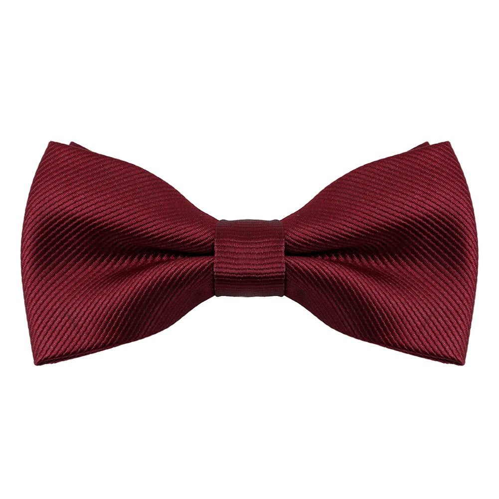 HUISHI Bow Ties For Men Solid Stripe Black Pearl White Bowtie Elegant Mans Bussiness Wedding Party Accessories Butterfly Bow