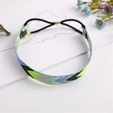 Men's Bohemian Elastic Hair Band Colorful Sport Headband Handmade Woven Hair Ties Hair Accessories for Women Men