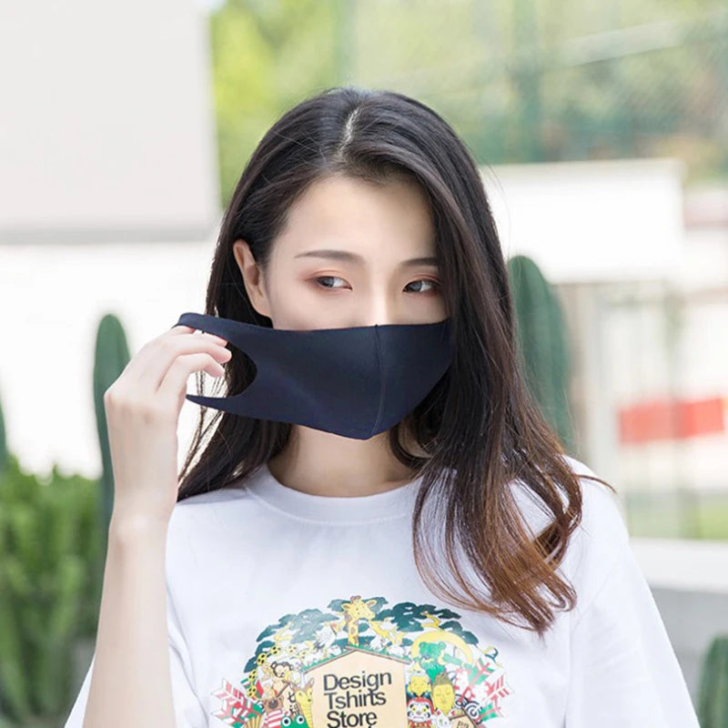 UV Protection Mask Dustproof Face Towel Mask Washcloth Breathable Mask Breathe Freely Colorful Sun Block Face Cover masque маска
