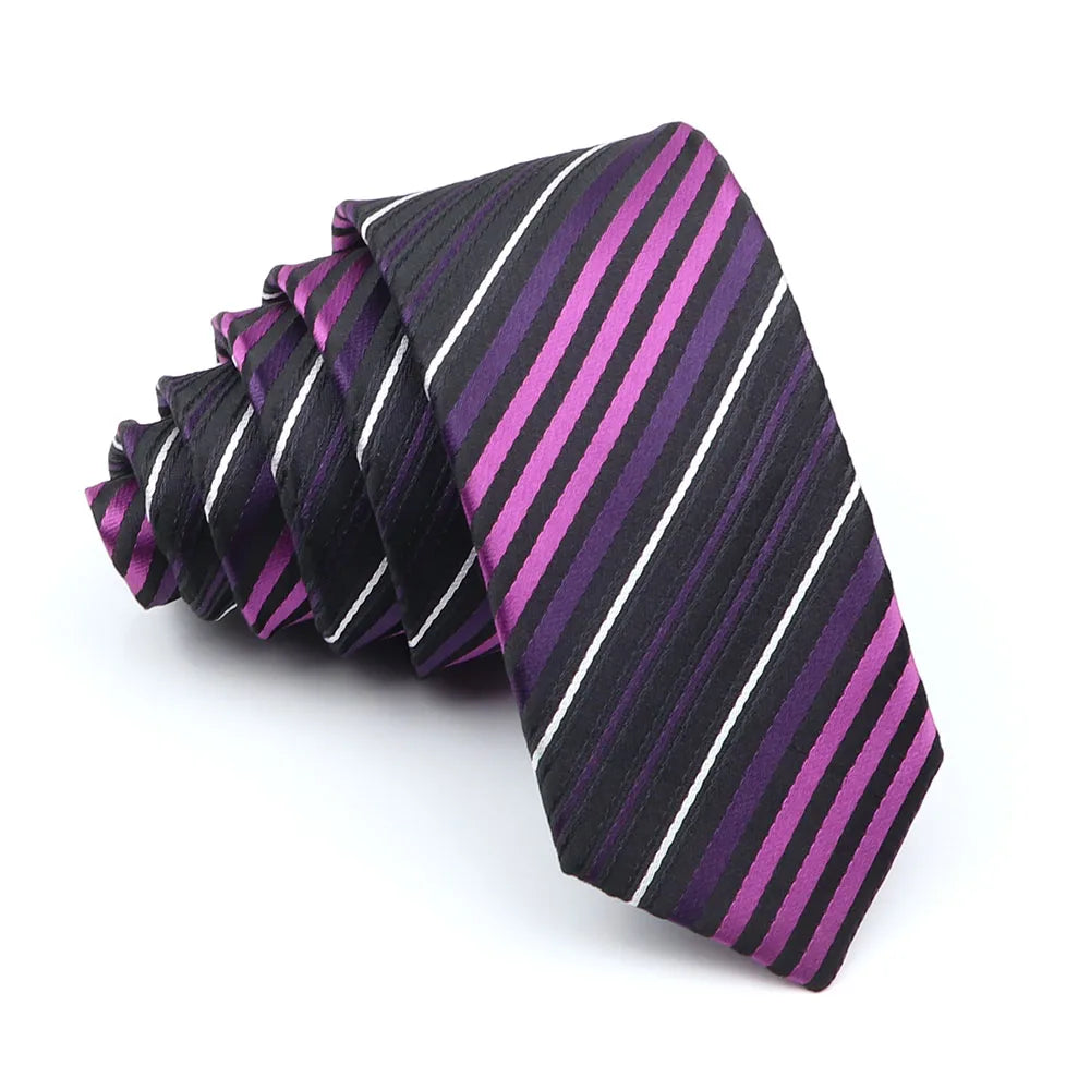 Cravates fines pour hommes et femmes, cravate fine à rayures, motif cachemire, 5 cm, tenue décontractée pour fête, mariage, col étroit, accessoire masculin