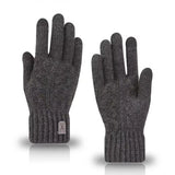 Winter Warm Gloves for Men and Women, Touchscreen Thickened Knitted Gloves, Outdoor Cycling Sports, Cold resistant Gloves