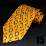 EASTEPIC Cravates de 10 cm de large pour hommes en costumes d'affaires Cravate pour hommes Accessoire Jacquard Impression de qualité Pure Soie Fête de mariage