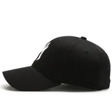 Casquettes de baseball à broderies tendance pour femmes et hommes, casquettes snapback, visières, chapeau de soleil, unisexe, réglables, en coton