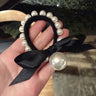 Pearls Beads Hair Ties Elastic Hair Bands For women Hair Rope Scrunchies Ponytail Holders Rubber Hair Accessories
