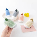 Chaussures de printemps populaires pour bébés, maille tricotée, respirantes, pour filles et garçons de 0 à 3 ans, baskets décontractées à enfiler, antidérapantes, pour tout-petits, pré-marcheurs