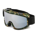 Large Frame Ski Goggles with Colorful Lens Anti-Collision Anti-Glare Lens Outdoor Sport Snow Snowboard for Snowboarding Skiing