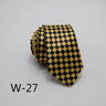 5cm Musical Note Printed Tie College Students Narrow Neckties Leopard Check Performance Ties For Men Daily Neckwear Gravata Gift
