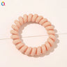 High Elasticity Telephone Coil Hairbands Women Spiral Hair Ties Girls Hair Rings Rope Solid Color Hair Accessories Gum Scrunchy
