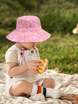 Polyester Material Sunscreen Hat Fashion and Trendy Outdoor Outing Street Shade Hat for Children